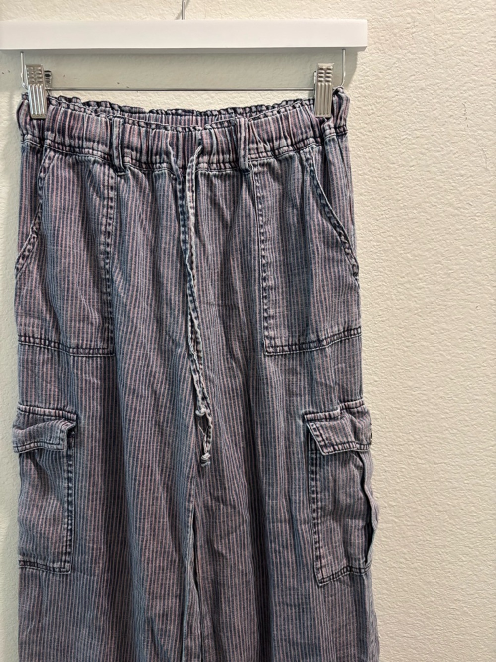 Billy T Soft Stripe Cargo Pants, size XS - Picture 5 of 9